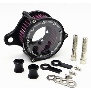 Motorcycle Air Cleaner Intake Filter Kit For Harley Sportster XL1200 XL883 Aluminum Fence Type 1988-2023
