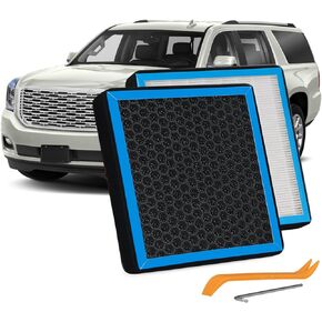 KARCOCA WP10129 (CF11809) Cabin Air Filter Air Conditioner with Activated Carbon Replacement CF188 Compatible with Cadillac Chevy Silverado GMC SierraI 2014 2015 2016 2017 2018 2019 2020 2021 2022
