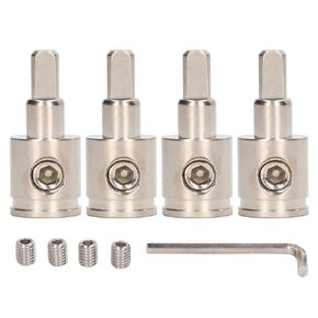 Amp Input Reducer, 0GA to 4GA Wire Reducer Brass Power Ground Input Reducer Adapter for Car
