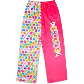 iscream Smarties Print Big Girls Silky Soft Plush Fleece Pants Collection