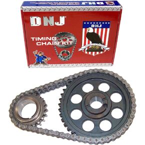 DNJ TK4113 Timing Chain Kit/for 1984-2001/ Ford, Lincoln, Mercury/Bronco, Capri, Colony Park, Continental, Cougar, Country Squire, E-150, E-250, Explorer, F-150, F-250, F-250 HD/ 5.0L-5.8L/ V8/ OHV