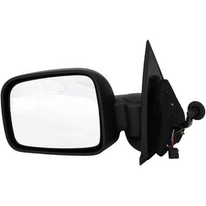 For Jeep Liberty 2002 2003 2004 2005 2006 2007 Power Textured Black Side Door View Mirror Driver Left