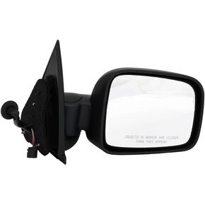 For Jeep Liberty 2002 2003 2004 2005 2006 2007 Power Textured Black Side Door View Mirror Driver Left