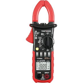 TekPower TP2008A 2000 Counts Clamp Meter AC DC Voltage Current Resistance Tester