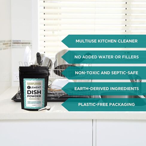 ELEMENT | Dish Powder | 14 OZ | Fragrance-Free in Saudi Arabia