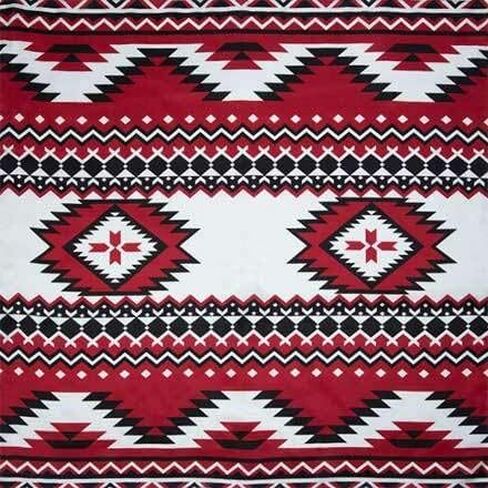 Wyoming Traders رجالي جنوب غرب أحمر/أسود Wild Rag أحمر/أسود in Kuwait