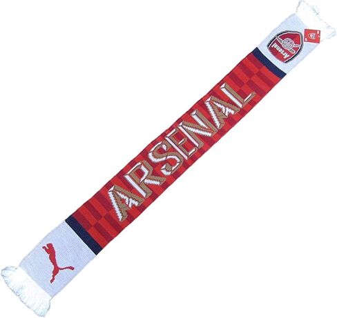 Men's Puma Arsenal Fan Scarf 2016 (red-blue-black-bistre-white) in Saudi Arabia