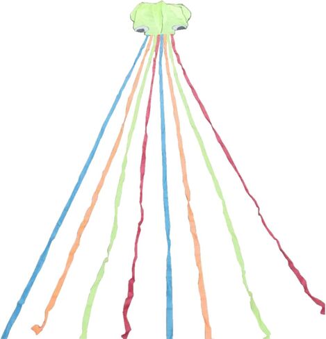 طائرة ورقية الأخطبوط، طائرة ورقية عملاقة ثلاثية الأبعاد مع بكرة سلسلة طائرة ورقية، لعبة طائرات ورقية كبيرة للشاطئ، طائرات ورقية بألوان قوس قزح مع ذيل in Kuwait