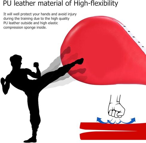 Kickboxing Pad, Durable Taekwondo Kick Striking Pads Karate Kicking Target Double Strike Pads for Kickboxing Boxing MMA Training in Saudi Arabia