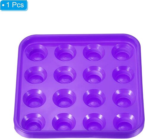 PATIKIL Pool Ball Tray, Billiard Ball Holder Snooker Ball Storage Tray Tool Pool Table Accessory for 16 Balls in Saudi Arabia