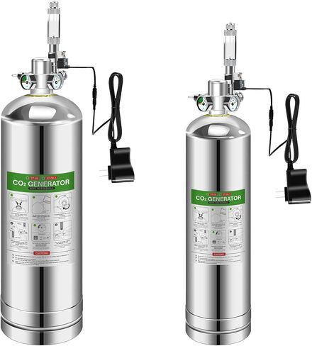 MagTool 4L Aquarium CO2 Generator System Carbon Dioxide Reactor Kit with Regulator and Needle Valve (2.5L with Solenoid) in Kuwait