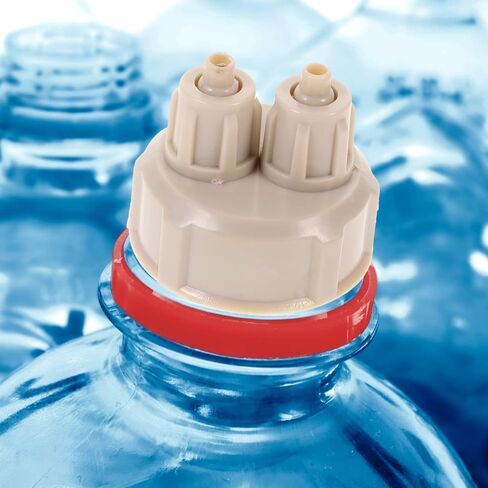 Hohopeti 4 قطع DIY مفاعل زجاجة ماء الملحقات DIY أطقم الهواء الناشر DIY مفاعل زجاجة غطاء حوض السمك نظام غطاء زجاجة حوض السمك للنباتات الحية غطاء زجاجة الهواء أداة DIY in Kuwait