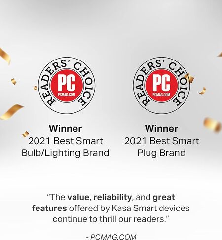 Kasa Smart Plug HS103P2, Smart Home Wi-Fi Outlet Works with Alexa, Echo, Google Home & IFTTT, No Hub Required, Remote Control,15 Amp,UL Certified, (Pack of 2) White in Kuwait