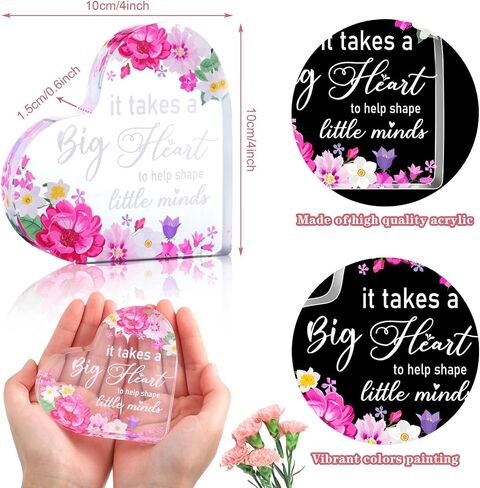 Cunhill 2 Pcs Best Teacher Gifts for Women Teacher Appreciation Gifts Sets Thank You Gifts Teacher Tumbler Coffee Mug Teacher Keepsake and Paperweight Graduation Gifts (Thank You Style) in Saudi Arabia