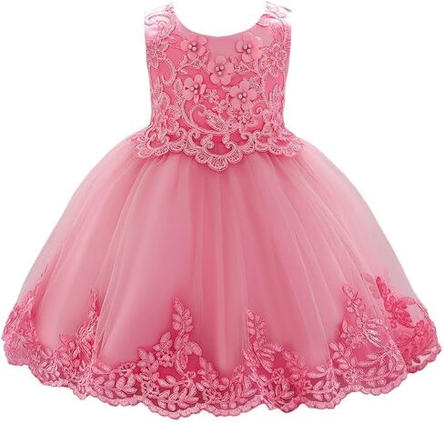 فساتين Dressy Daisy Baby للفتيات لحفلات الزفاف وحفلات عيد الميلاد وحفلات الكريسماس الفاخرة للمناسبات الخاصة من عمر 6 إلى 24 شهرًا in Kuwait