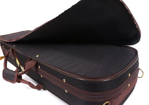 Vetimobato Oxford violin box 4/4 Full Size Oblong Violin Case with 2 Adjustable Shoulder Straps 2 Bow Holder Portable Travel violin case bag (Style 3) in Kuwait