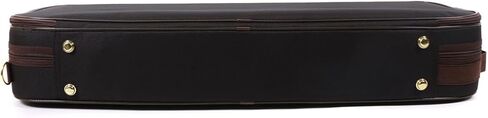 Vetimobato Oxford violin box 4/4 Full Size Oblong Violin Case with 2 Adjustable Shoulder Straps 2 Bow Holder Portable Travel violin case bag (Style 3) in Kuwait