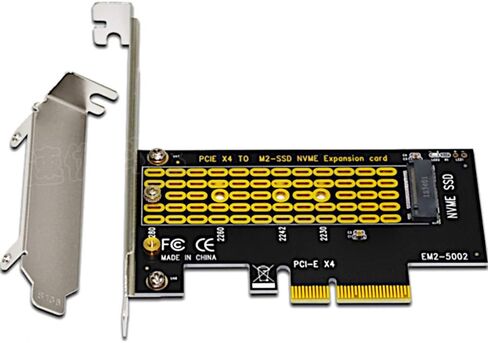 JacobsParts M.2 إلى PCIe NVMe وSATA SSD مفتاح M مزدوج و/أو بطاقة محول مفتاح B 2242 2260 2280 M2 Drive إلى سطح المكتب PCI Express x4 x8 x16 فتحة، تتضمن دعامات in Saudi Arabia