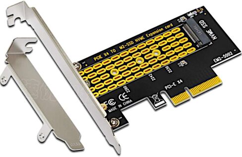 JacobsParts M.2 إلى PCIe NVMe وSATA SSD مفتاح M مزدوج و/أو بطاقة محول مفتاح B 2242 2260 2280 M2 Drive إلى سطح المكتب PCI Express x4 x8 x16 فتحة، تتضمن دعامات in Saudi Arabia