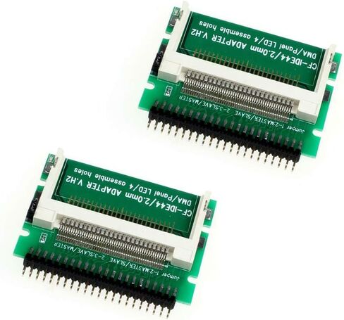 WSDMAVIS 2 Pcs CF to IDE Adapter CF Compact Flash Merory Card to 2.5" 44-Pin IDE Laptop PC Hard Drive Converter HDD SSD Adapter Card in Kuwait