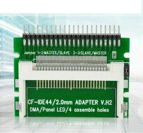 WSDMAVIS 2 Pcs CF to IDE Adapter CF Compact Flash Merory Card to 2.5" 44-Pin IDE Laptop PC Hard Drive Converter HDD SSD Adapter Card in Kuwait