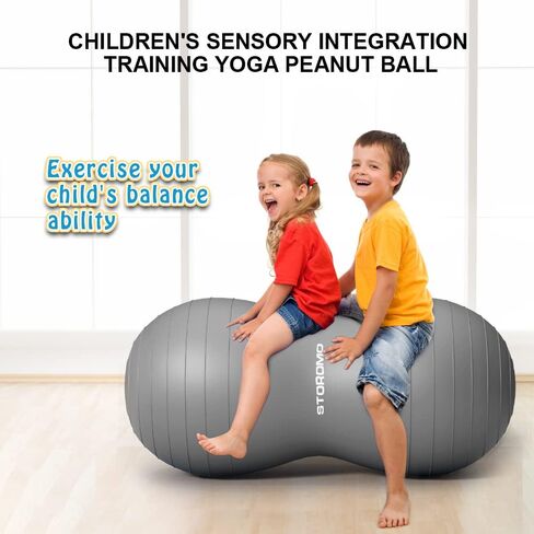 كرة الفول السوداني من ستورمو، كرة تمرين الفول السوداني، كرة اليوجا، كرة الحمل، كرة استقرار الفول السوداني، لعلاج الأطفال، ولادة المخاض، تدريب القوة الأساسية (يشمل المضخة) in Kuwait