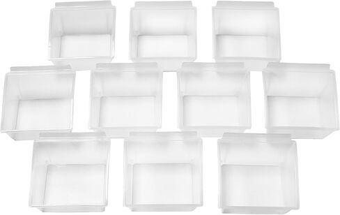 Proslat 3240 Probin Storage Bin, X-Large, 2-Pack, PPE Plastic, 55-Pound Capacity, Clear in Saudi Arabia