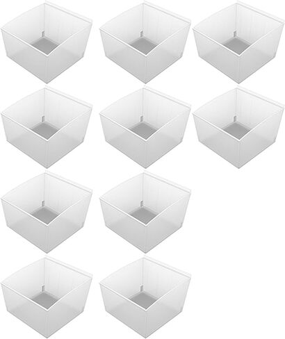 Proslat 3240 Probin Storage Bin, X-Large, 2-Pack, PPE Plastic, 55-Pound Capacity, Clear in Saudi Arabia