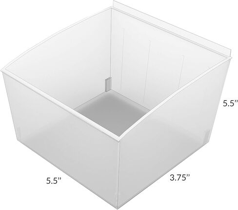 Proslat 3240 Probin Storage Bin, X-Large, 2-Pack, PPE Plastic, 55-Pound Capacity, Clear in Saudi Arabia