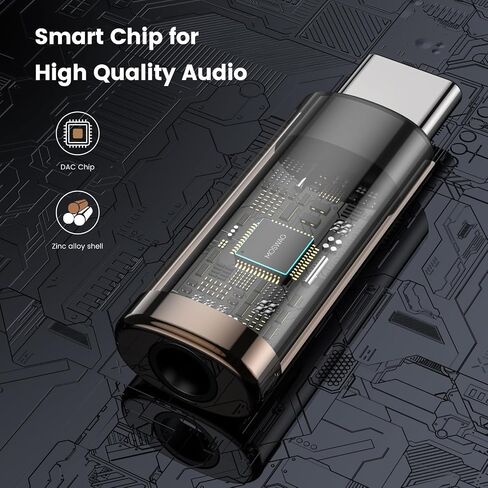 MOSWAG USB C to 3.5mm Audio Headphone Adapter, Typc C to 3.5mm Aux Adapter Zinc Alloy Adapter Compatible with iPhone 15 Plus/15 Pro Max Samsung GalaxyS23 S22 Plus, Ultra S21+, Pixel 7/6, Pad Pro 6 in Saudi Arabia
