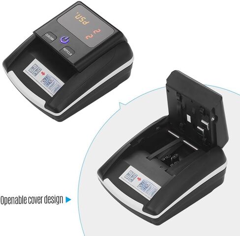 جهاز كشف العملات المزيفة المحمول من Sunydog، عداد القيمة المذهبية، كشف الأشعة فوق البنفسجية/MG/IR مع بطارية مزيفة، آلة اختبار النقود النقدية للعملات المزيفة مقابل الدولار الأمريكي واليورو للمكتب in Saudi Arabia