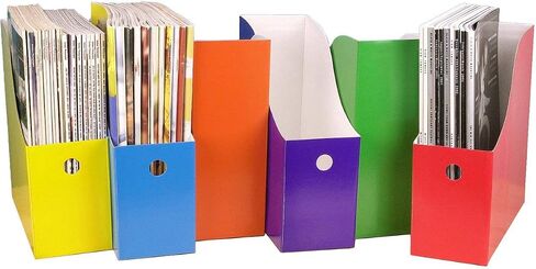 File Box, For A4-size Paper, Storage Box, Small Items, File Stand, Document Case, Desktop Storage Box, File Box, Stationery Storage, Office Supplies, Assembly Type, Pure White, 10 Pieces in Saudi Arabia