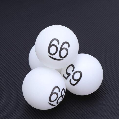 ifundom Pong Balls, 100Pcs Numbered Beer Pong Balls 40mm Raffle Balls, Bingo Game Balls Colorful Numbered Pong Balls Entertainment Table Tennis Balls for Bingo Game Machine in Saudi Arabia