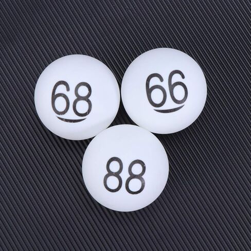 ifundom Pong Balls, 100Pcs Numbered Beer Pong Balls 40mm Raffle Balls, Bingo Game Balls Colorful Numbered Pong Balls Entertainment Table Tennis Balls for Bingo Game Machine in Saudi Arabia