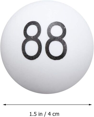 ifundom Pong Balls, 100Pcs Numbered Beer Pong Balls 40mm Raffle Balls, Bingo Game Balls Colorful Numbered Pong Balls Entertainment Table Tennis Balls for Bingo Game Machine in Saudi Arabia