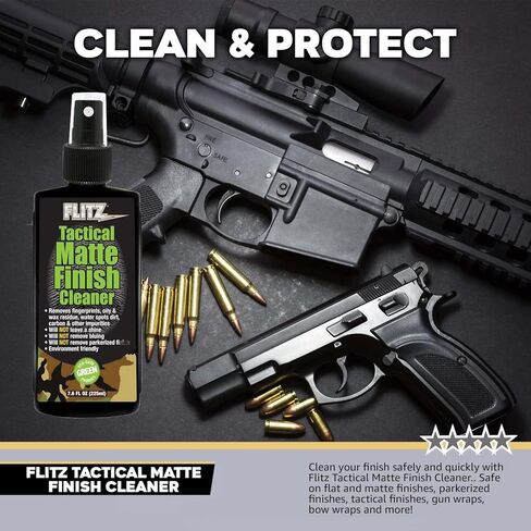 Flitz Tactical Matte Finish Cleaner, 7.6 oz, Black in Saudi Arabia