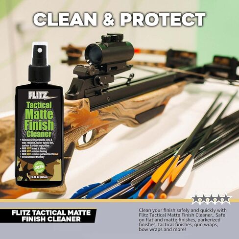 Flitz Tactical Matte Finish Cleaner, 7.6 oz, Black in Saudi Arabia