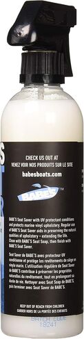 Babe's Boat Care Products-BB8216 Seat Saver Boat Upholstery Conditioner - 16 oz, White, 1 Pint in Saudi Arabia