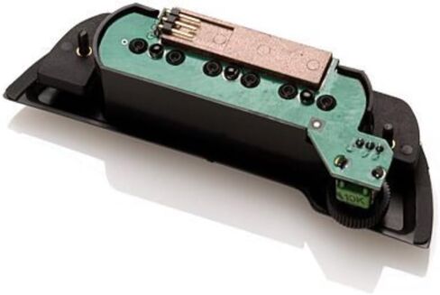 EMG ACS Acoustic Guitar Soundhole Pickup Black Bundle w/ 12x Fender Guitar Picks and Liquid Audio Polishing Cloth in Saudi Arabia