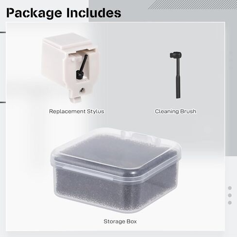 قلم بديل ATN3600L، إبرة ماسية لمشغل التسجيل الدوار، متوافق مع AT-LP60X، AT-LP60XBT، AT-LP60XBT-USB، قرص دوار AT-LP60XBT-USB، متضمن فرشاة نظيفة in Kuwait