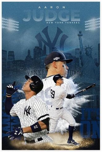 Aaron Judge Poster 4 Canvas Poster Unframe: 12x18inch(30x45cm) in Saudi Arabia