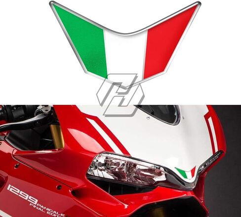 ثلاثية الأبعاد الراتنج دراجة نارية الجبهة هدية الشارات إيطاليا ملصق الحال بالنسبة Ducati 959 969 1199 1299 PANIGALE V4 S R SUPERSPORT in Saudi Arabia