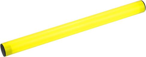 M METERXITY Junior Relay Track Baton - أنبوب بلاستيكي مجوف أملس مع غطاء طرفي، يمكن تطبيقه على بناء الفريق/سباقات التتابع/الألعاب الرياضية لألعاب القوى (أصفر) in Kuwait