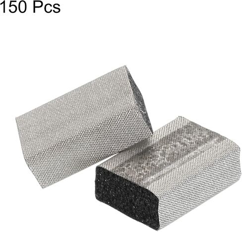 MECCANIXITY 150Pcs Faraday Conductive Fabric Foam Electrode Shielding Fabric Foam 50x10x5mm with Adhesive Backing Sticky Strip for Computer LCD TV in Kuwait