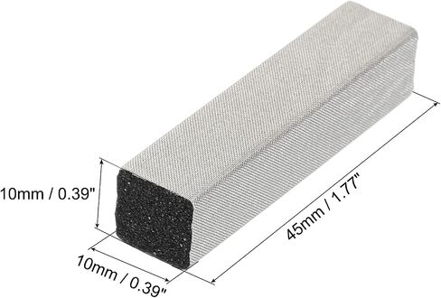 MECCANIXITY 150Pcs Faraday Conductive Fabric Foam Electrode Shielding Fabric Foam 50x10x5mm with Adhesive Backing Sticky Strip for Computer LCD TV in Kuwait
