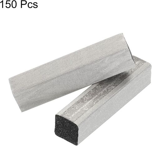 MECCANIXITY 150Pcs Faraday Conductive Fabric Foam Electrode Shielding Fabric Foam 50x10x5mm with Adhesive Backing Sticky Strip for Computer LCD TV in Kuwait