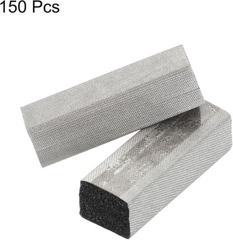 MECCANIXITY 150Pcs Faraday Conductive Fabric Foam Electrode Shielding Fabric Foam 50x10x5mm with Adhesive Backing Sticky Strip for Computer LCD TV in Kuwait