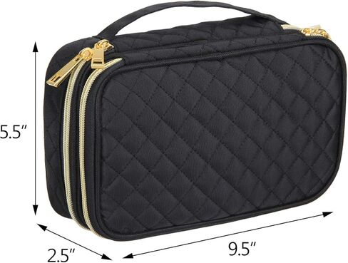 منظم المجوهرات بطبقة مزدوجة من تيموي، حقيبة تخزين للسفر متوافقة مع مصفف دايسون اير راب in Kuwait