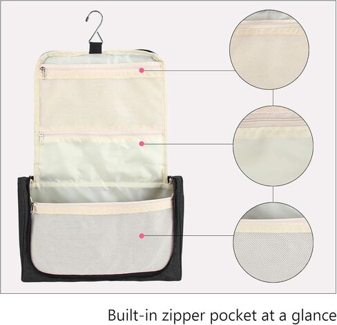 منظم المجوهرات بطبقة مزدوجة من تيموي، حقيبة تخزين للسفر متوافقة مع مصفف دايسون اير راب in Kuwait