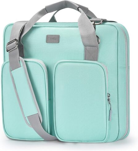 3 Inch Zipper Binder 3 Ring with Sturdy Shoulder Strap & Multi-pocket, Binder with Zipper Holds Up to 700 Sheets for Office School, Compatible with 13" Macbook Laptop ipad(Purple) in Saudi Arabia